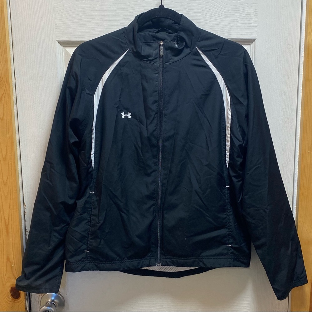Under Armour Women’s Black Windbreaker Jacket with Mesh Lining